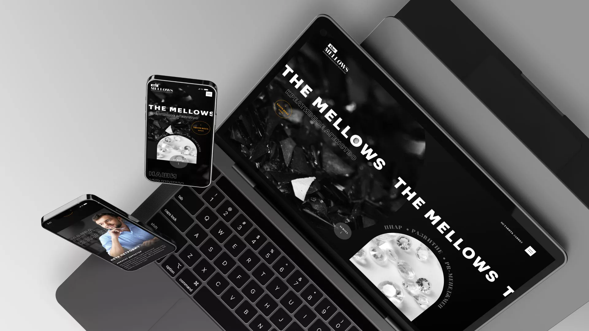 Разработка сайта креативного агентства «The Mellows» в Видном