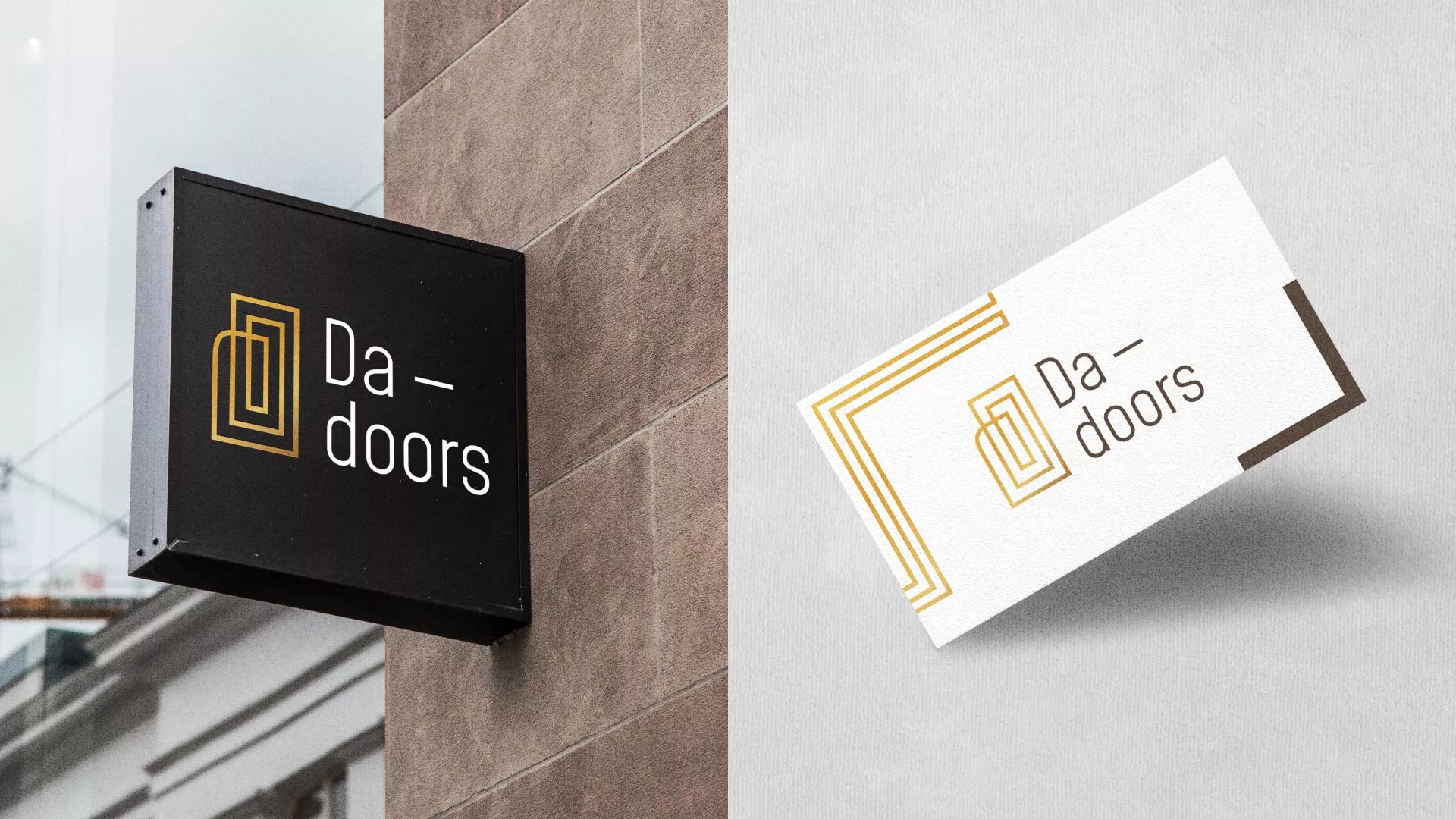 Разработка логотипа для компании «DA-DOORS» в Видном Разработка логотипа для компании «DA-DOORS» в Видном
